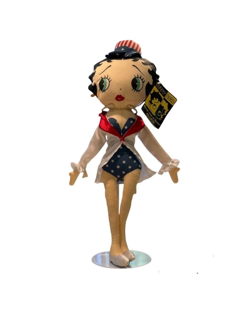 Kellytoy Betty Boop Patriotic Vintage Rag Doll